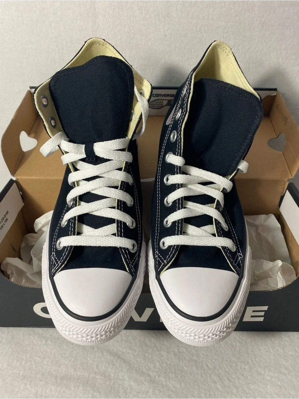 Converse Chuck Taylor All Star Hi Black M9160 Size Men’s 7 Women’s 9 NIB